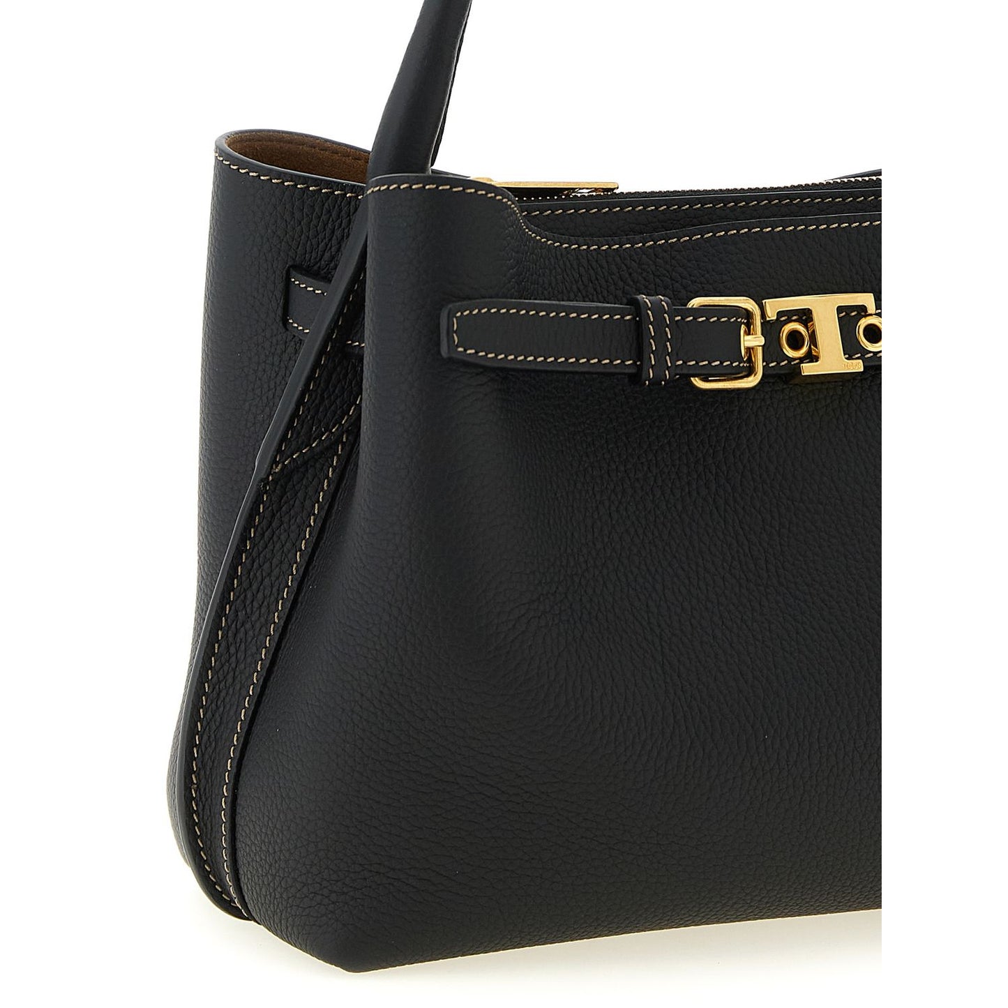 Tod's Black Calfskin Handbag