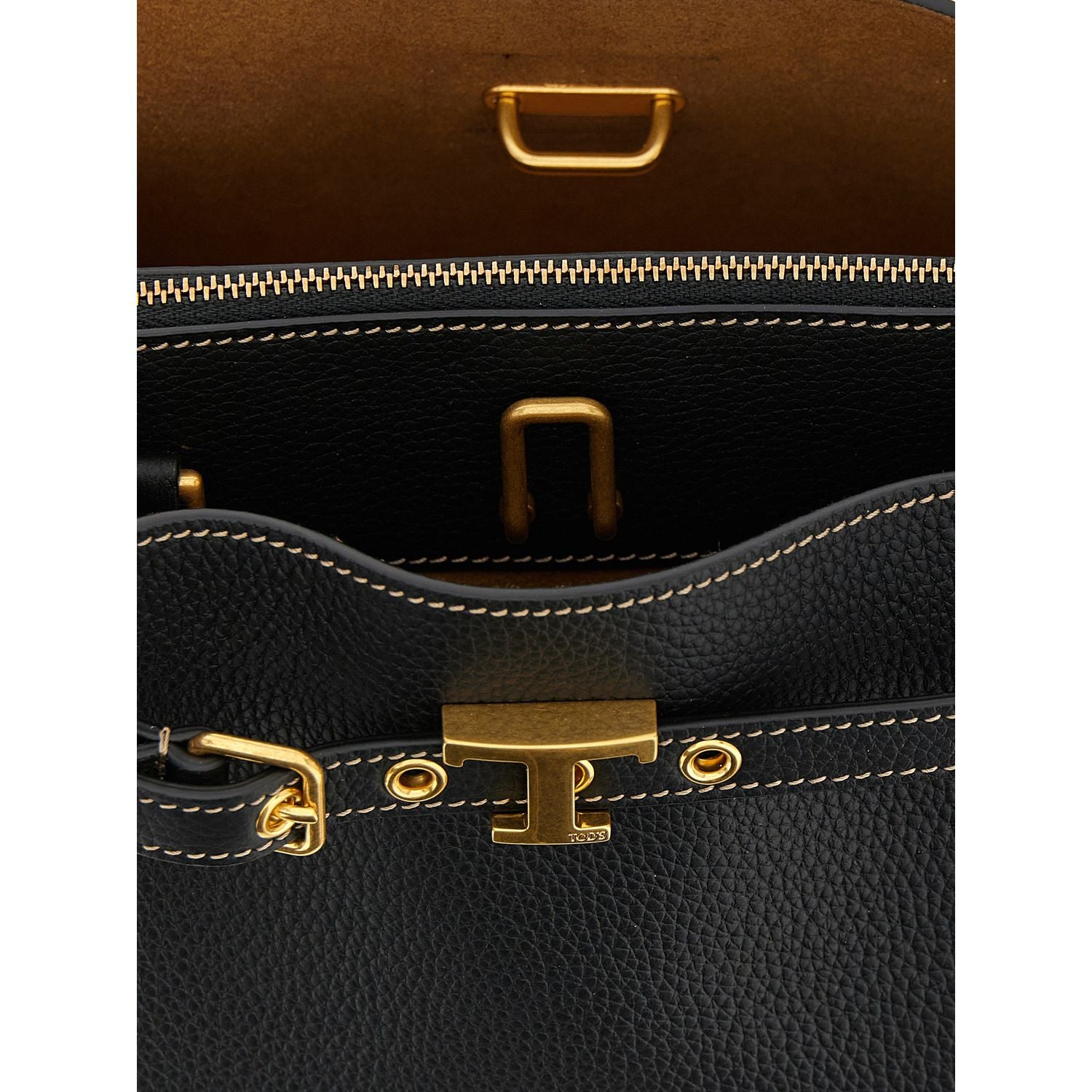 Tod's Black Calfskin Handbag