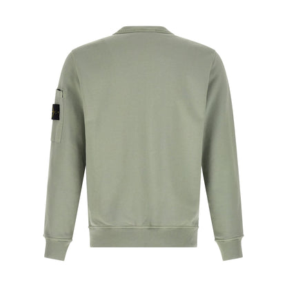 Stone Island Bicolor Cotton Sweatshirt