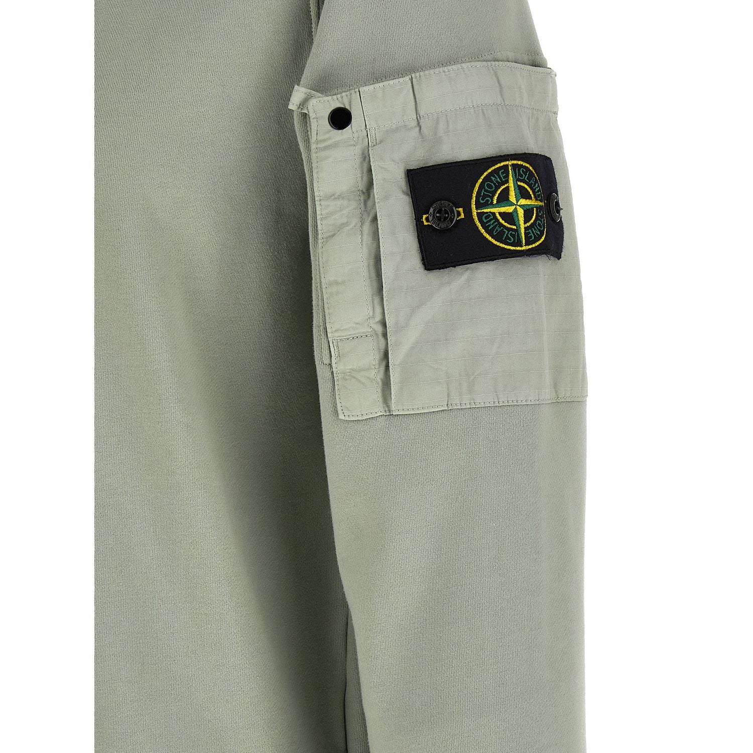 Stone Island Bicolor Cotton Sweatshirt
