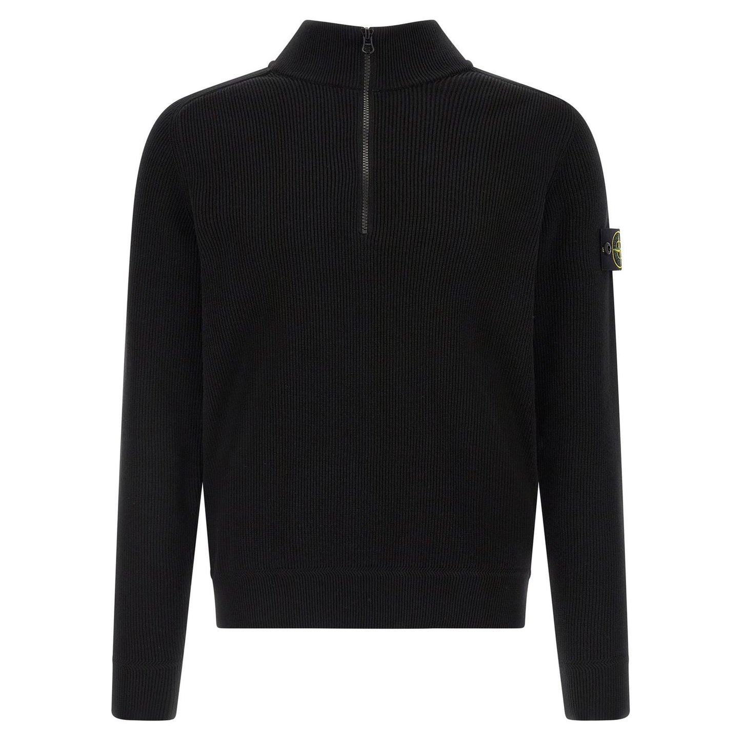 Stone Island Black Cotton Cardigan