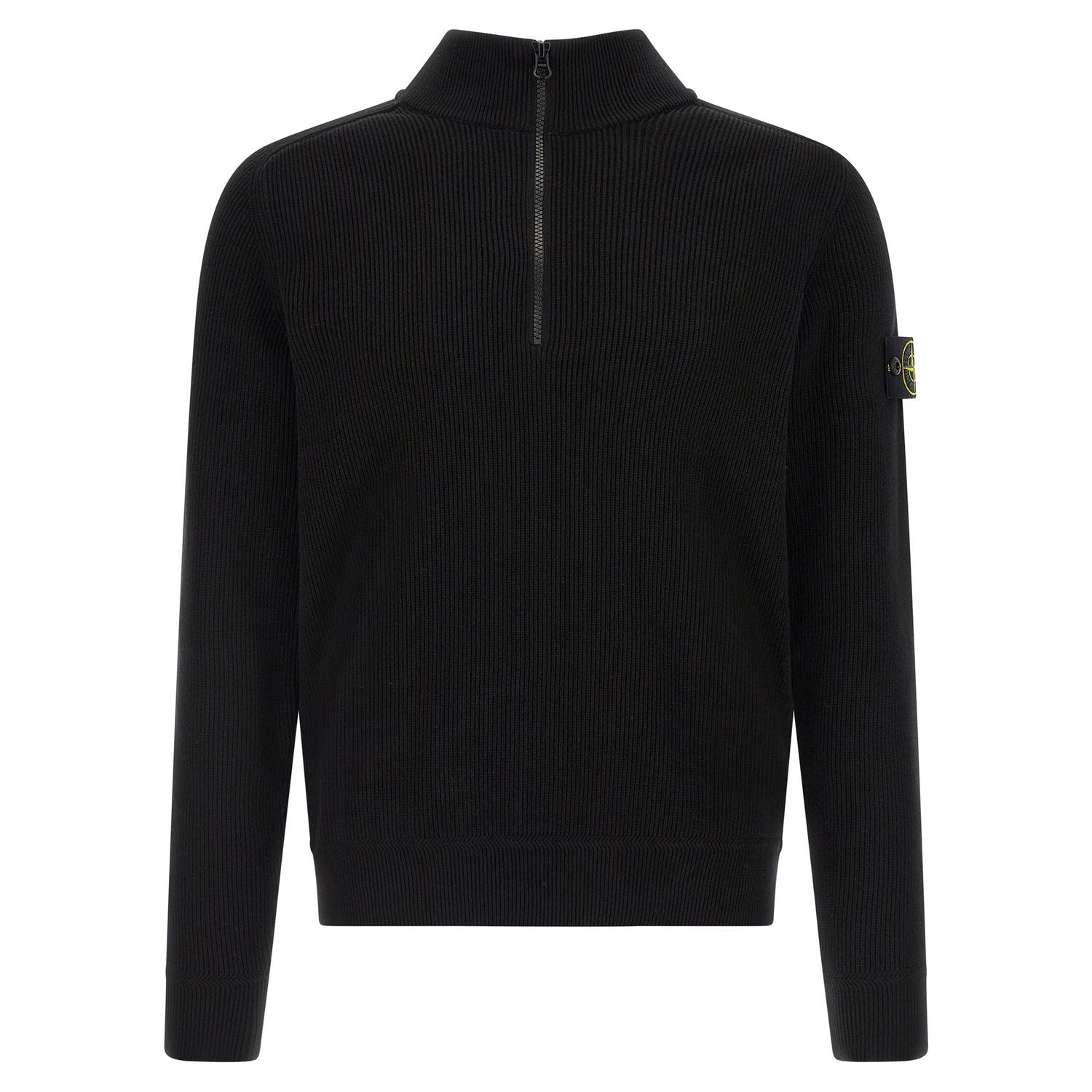 Stone Island Black Cotton Cardigan