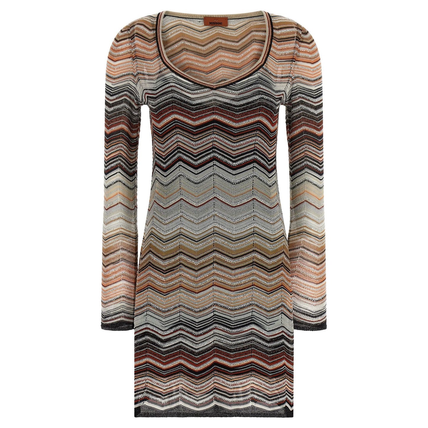 Missoni Brown Viscose Short Dress
