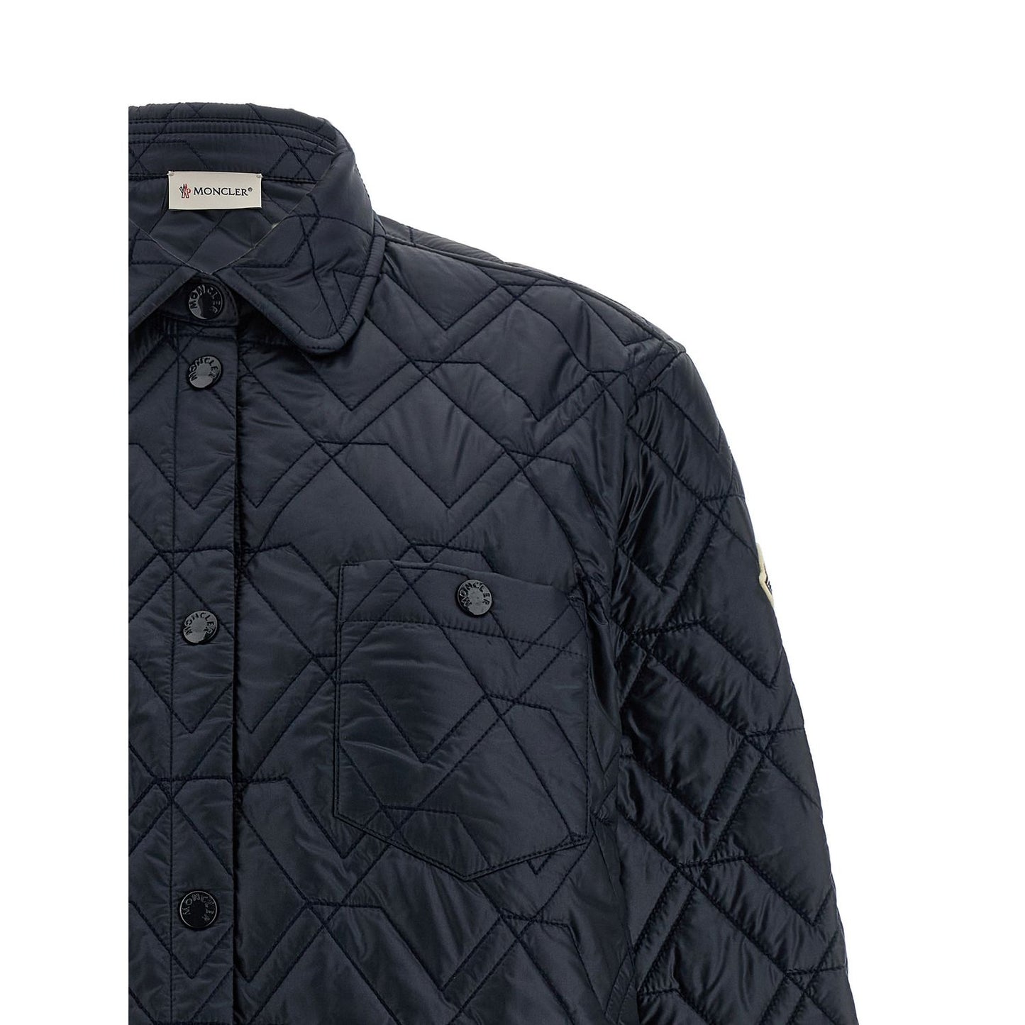 Moncler Blue Polyamide Shell Jacket