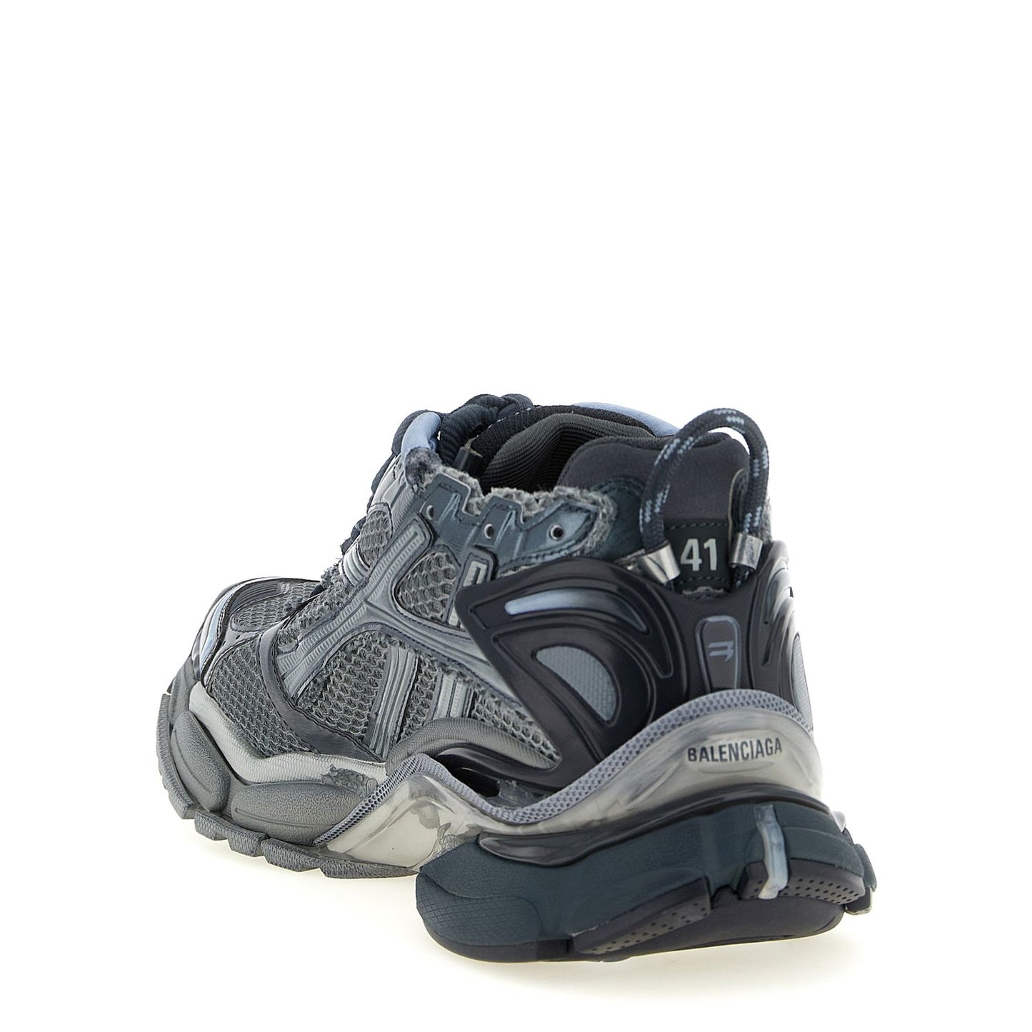 Balenciaga Gray Polyethylene Athletic Sneakers
