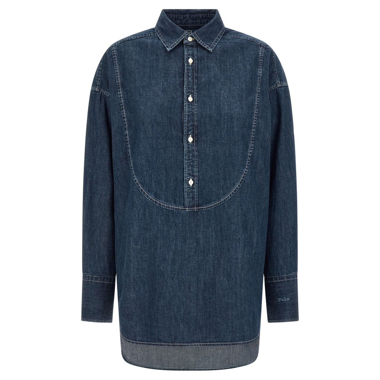 Polo Ralph Lauren Blue Cotton Blouse