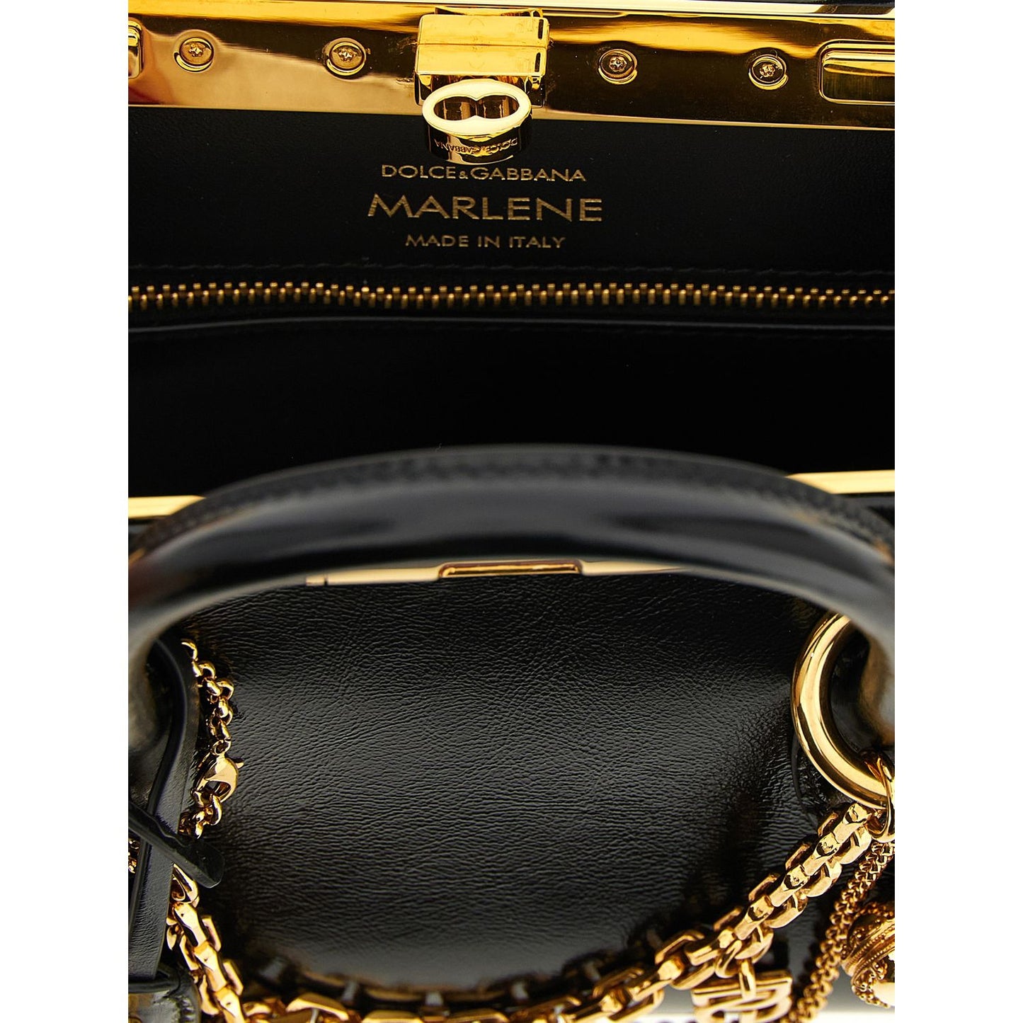 Dolce & Gabbana Black Calfskin Handbag
