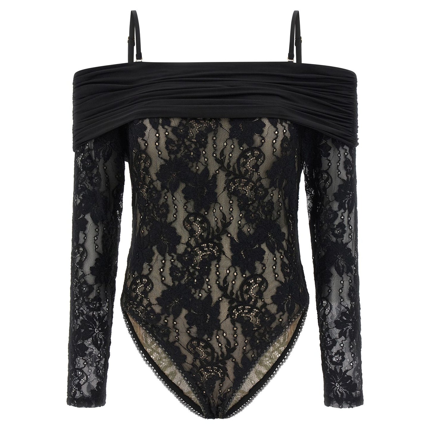 Zimmermann Black Polyamide Bodysuit