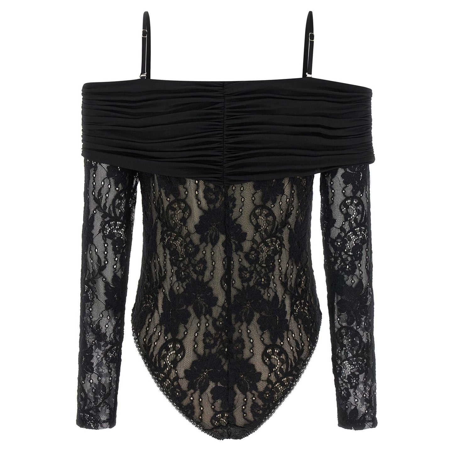 Zimmermann Black Polyamide Bodysuit