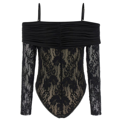 Zimmermann Black Polyamide Bodysuit