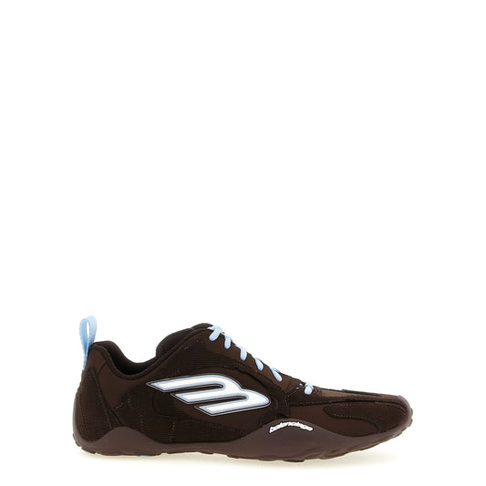 Balenciaga Brown Polyester Athletic Sneakers