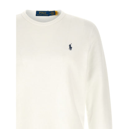 Polo Ralph Lauren White Cotton Sweatshirt