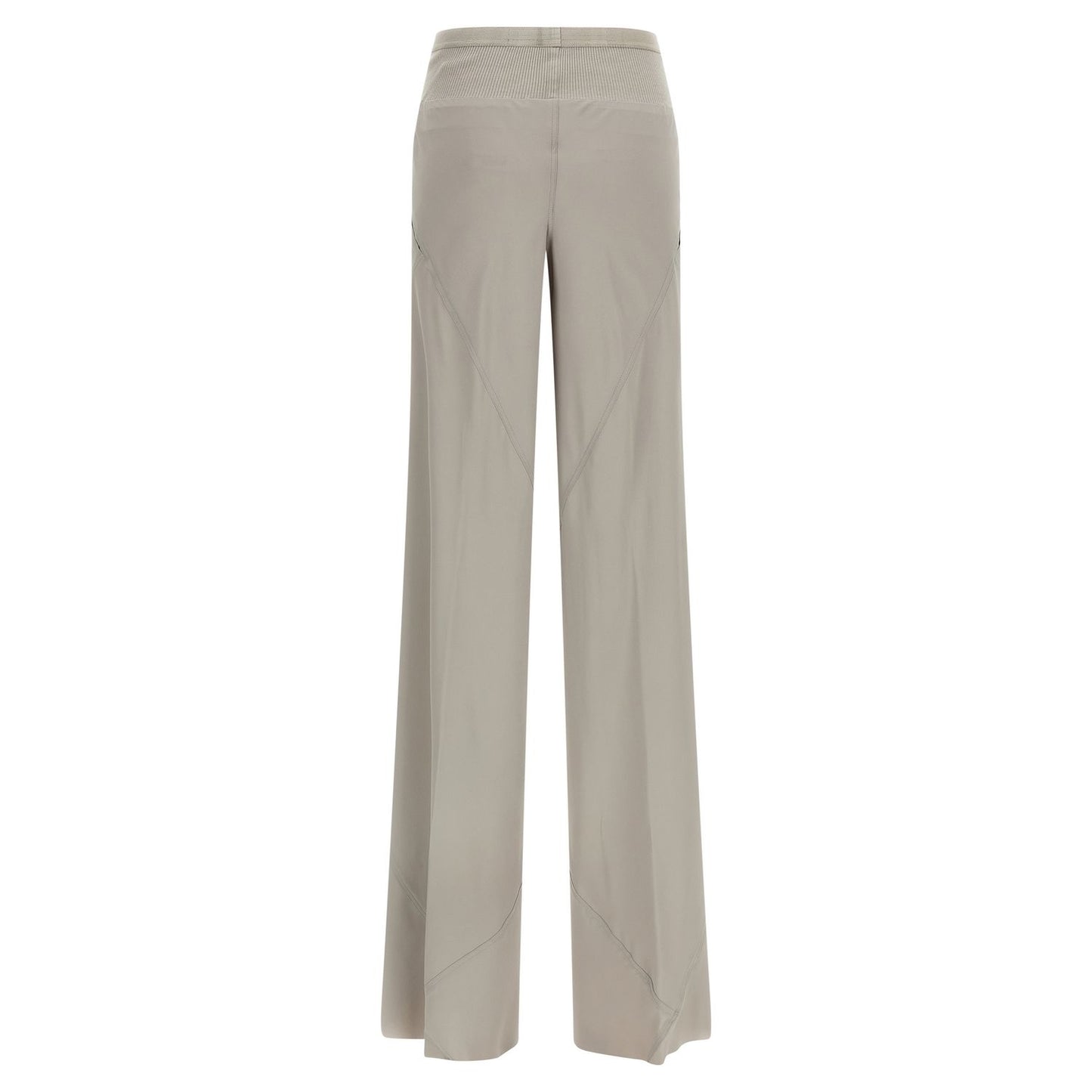 Rick Owens Gray Acetate Flared Pants