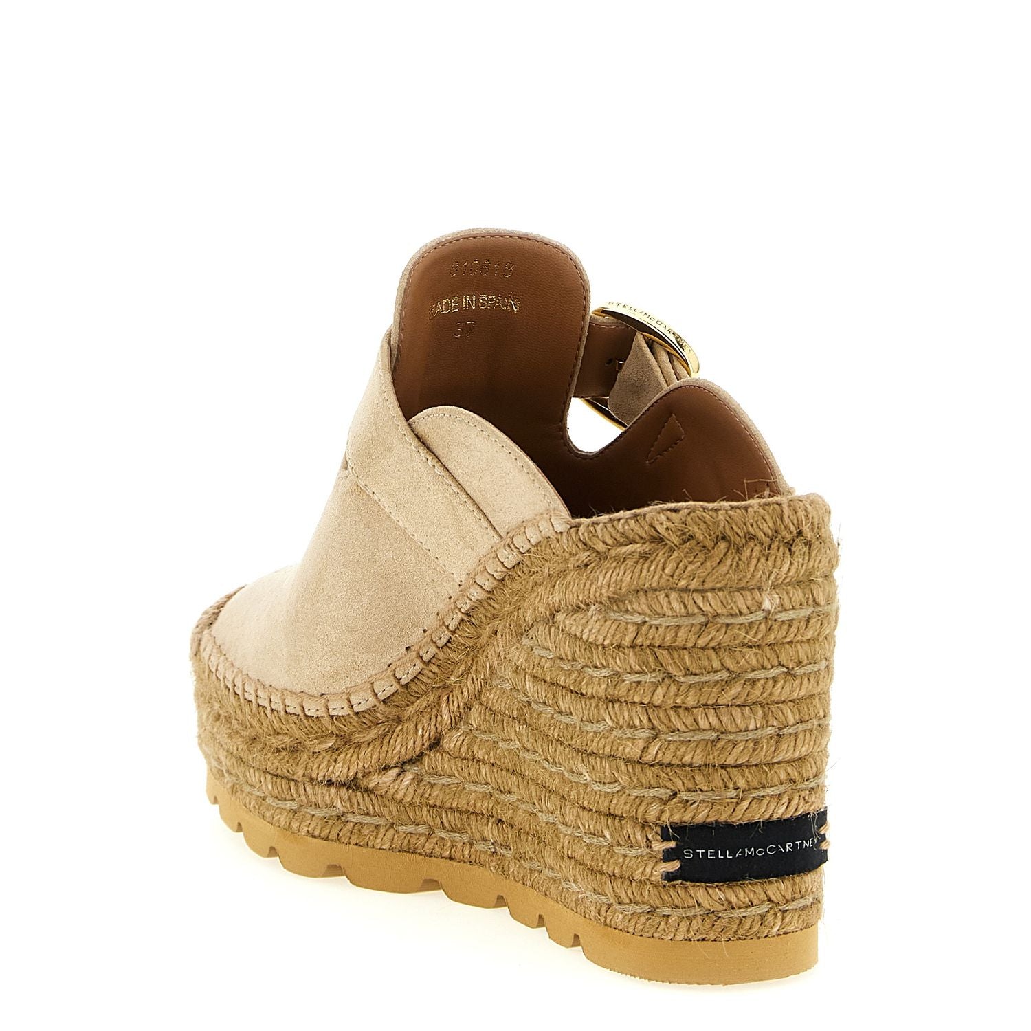 Stella McCartney Beige Viscose Wedge Sandals