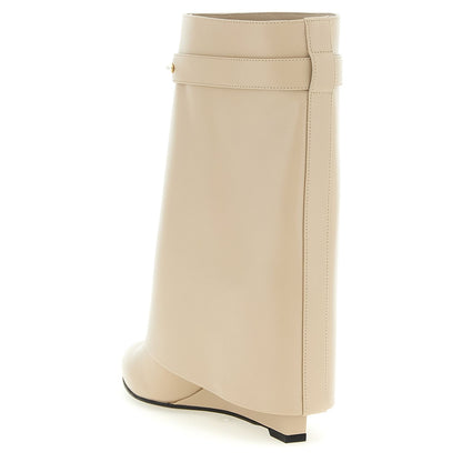 Givenchy Beige Calfskin Ankle Boots