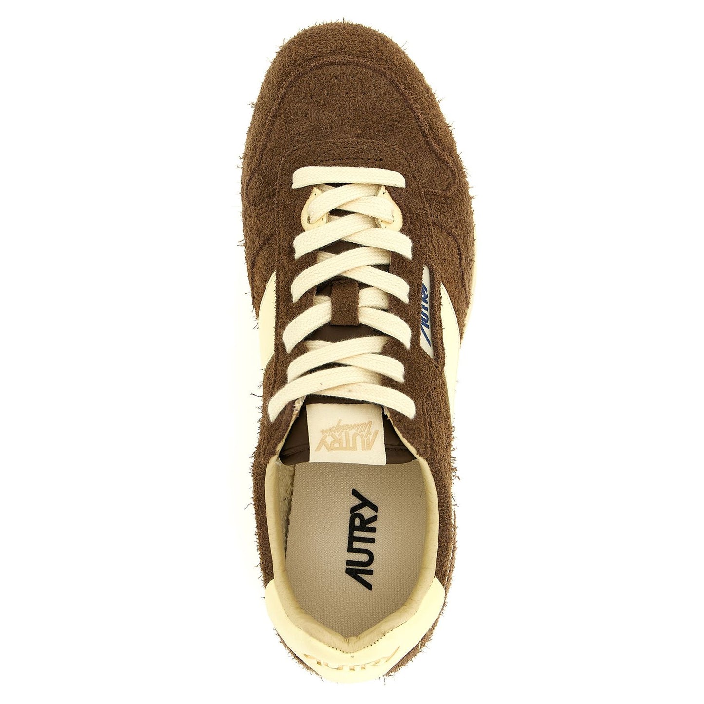 Autry Brown Cowhide Athletic Sneakers