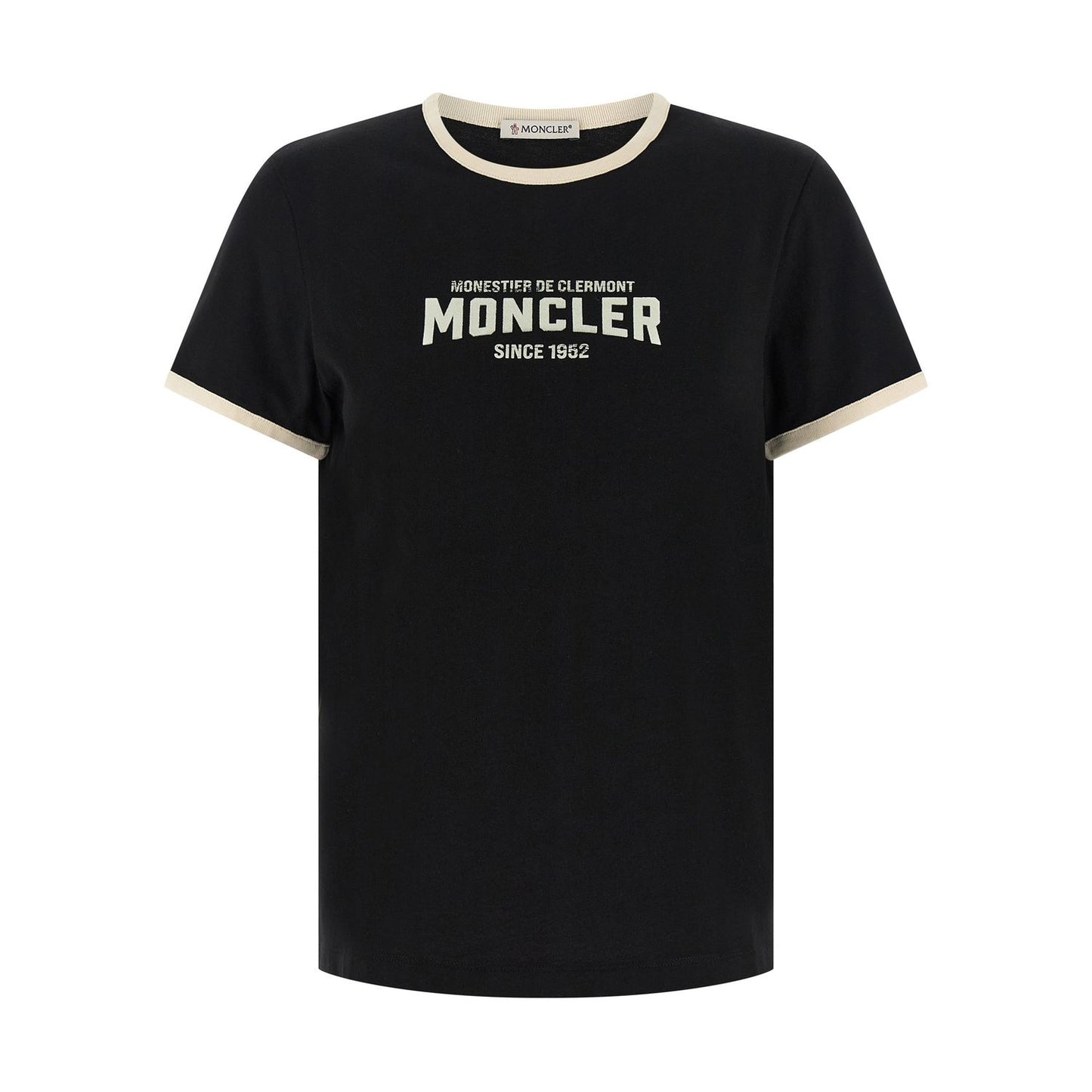 Moncler Black Cotton T-Shirt