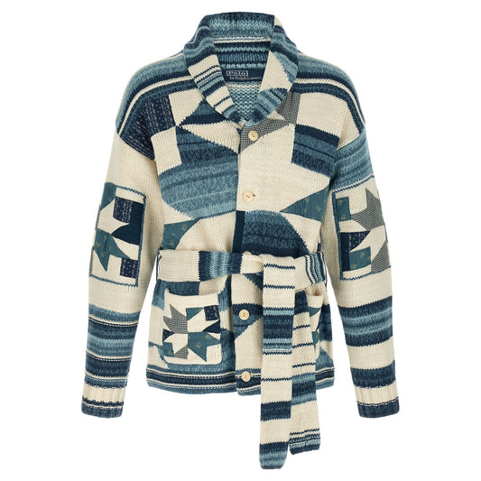 Polo Ralph Lauren Blue Cotton Cardigan