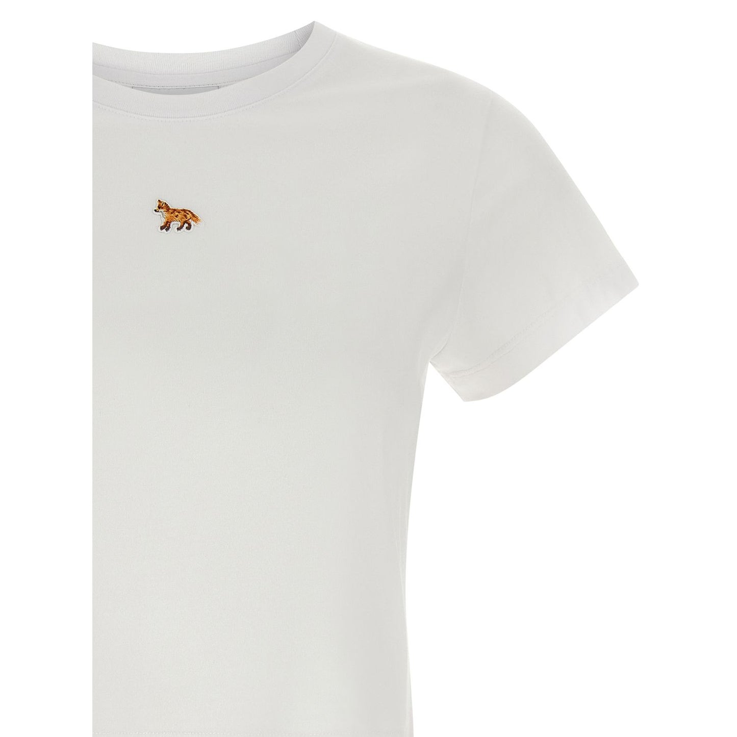 Maison Kitsuné White Cotton T-Shirt
