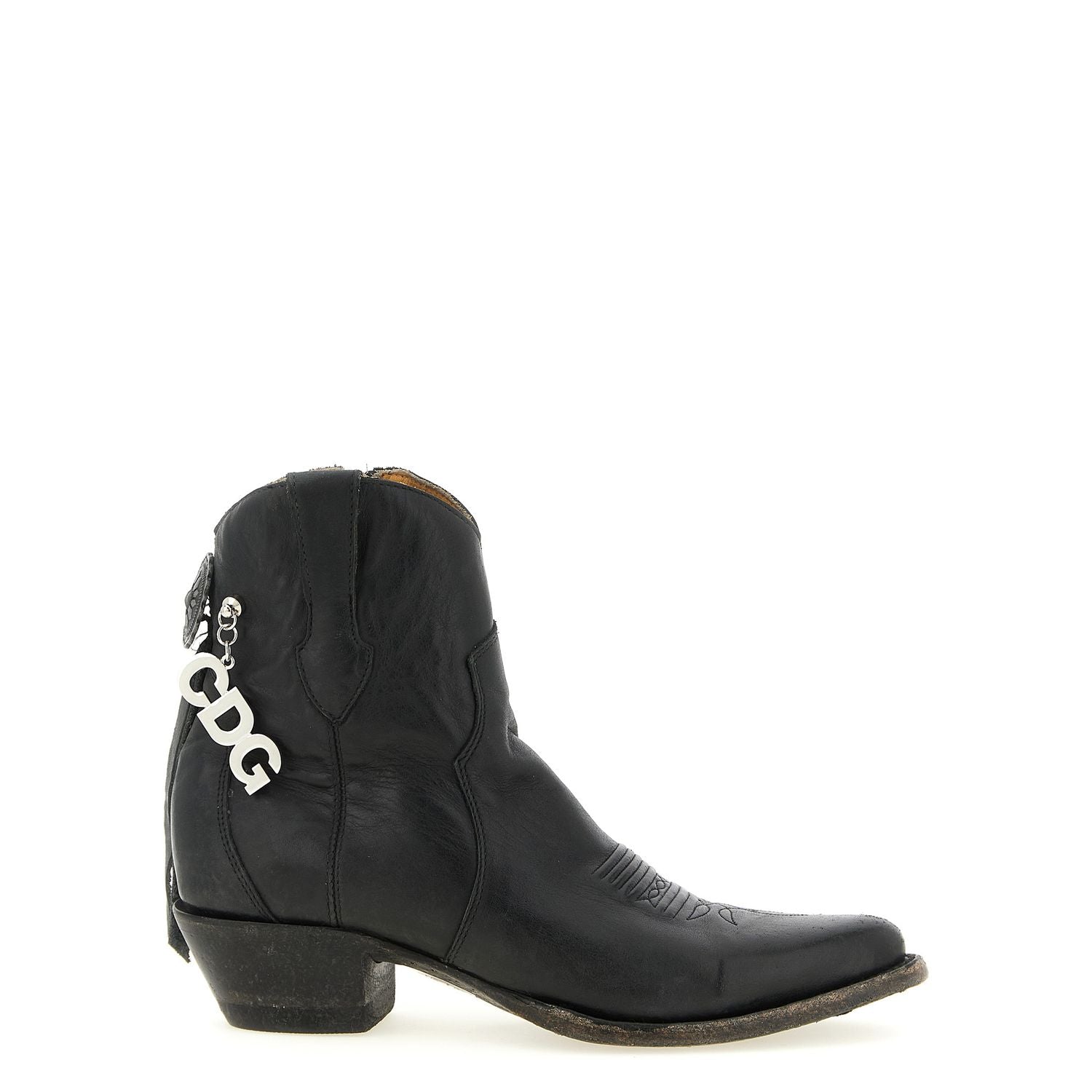 Comme Des Garçons Black Cowhide Chelsea Boots