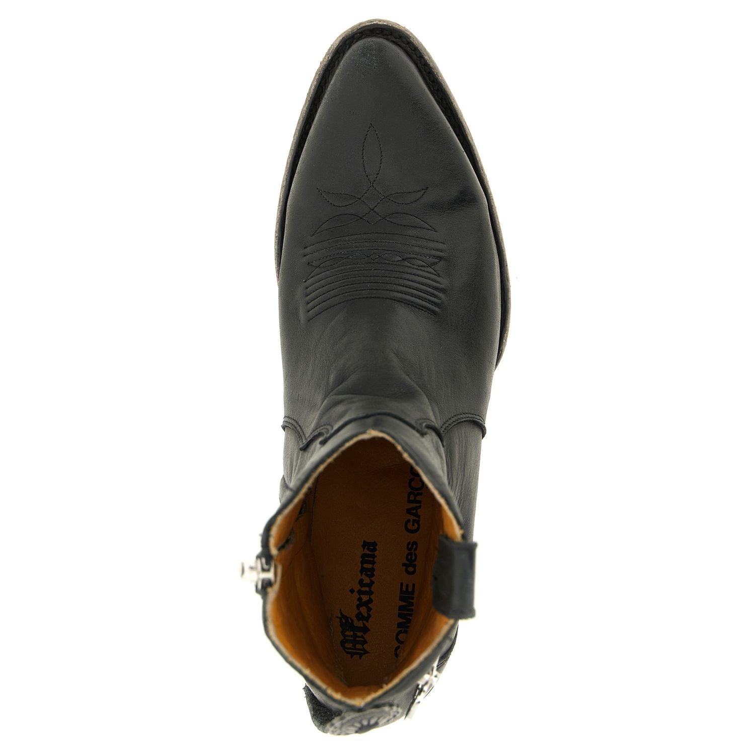 Comme Des Garçons Black Cowhide Chelsea Boots
