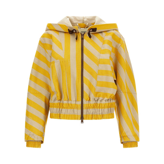 Fendi Bicolor Cotton Jacket