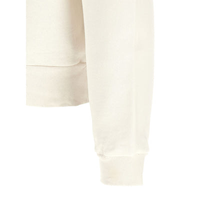 Balenciaga White Cotton Sweatshirt