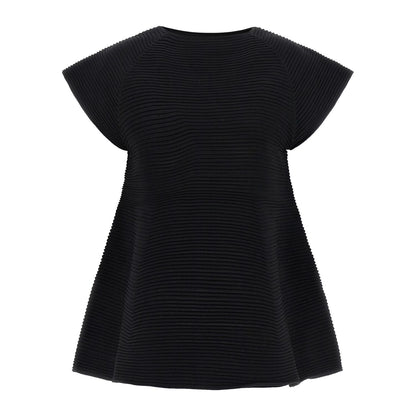 Issey Miyake Black Polyester Short Dress