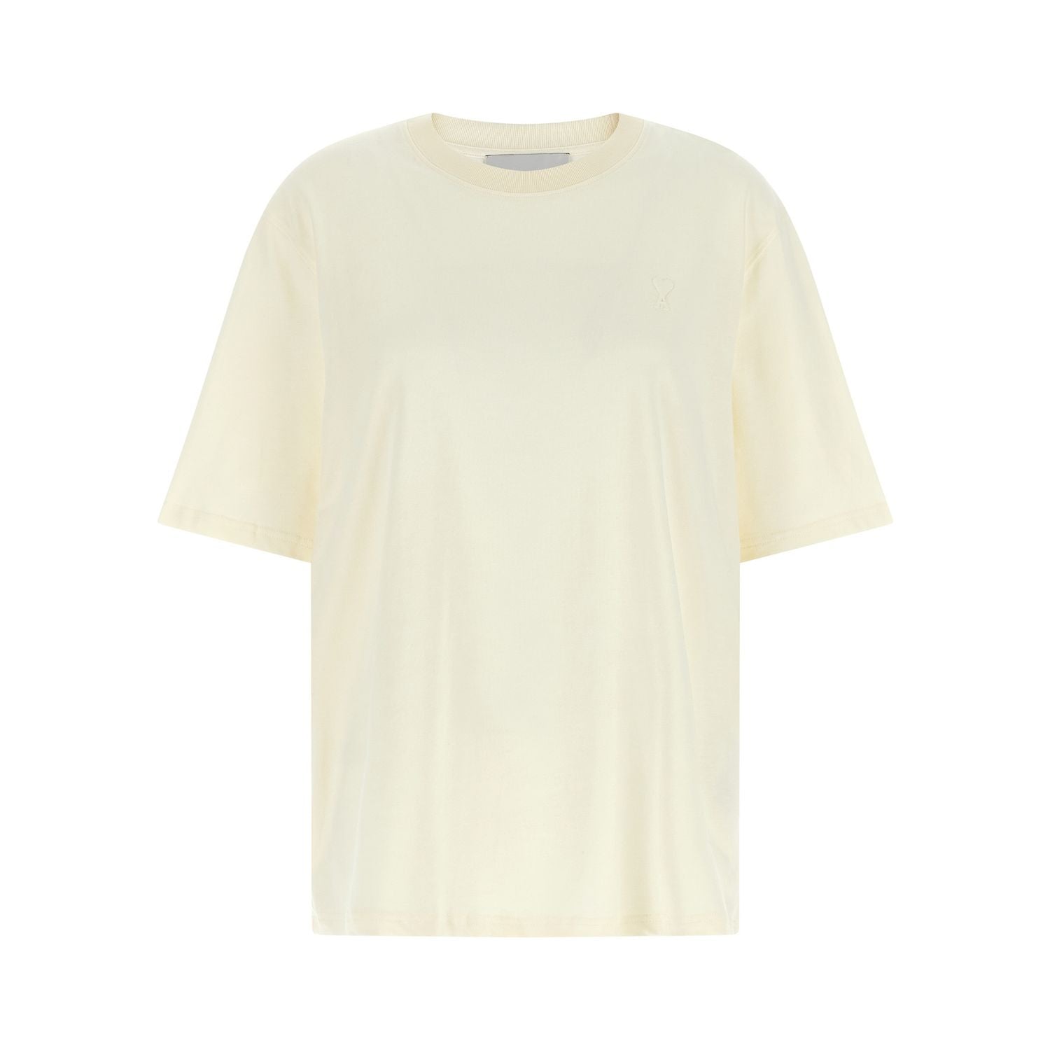 Ami Paris White Cotton T-Shirt