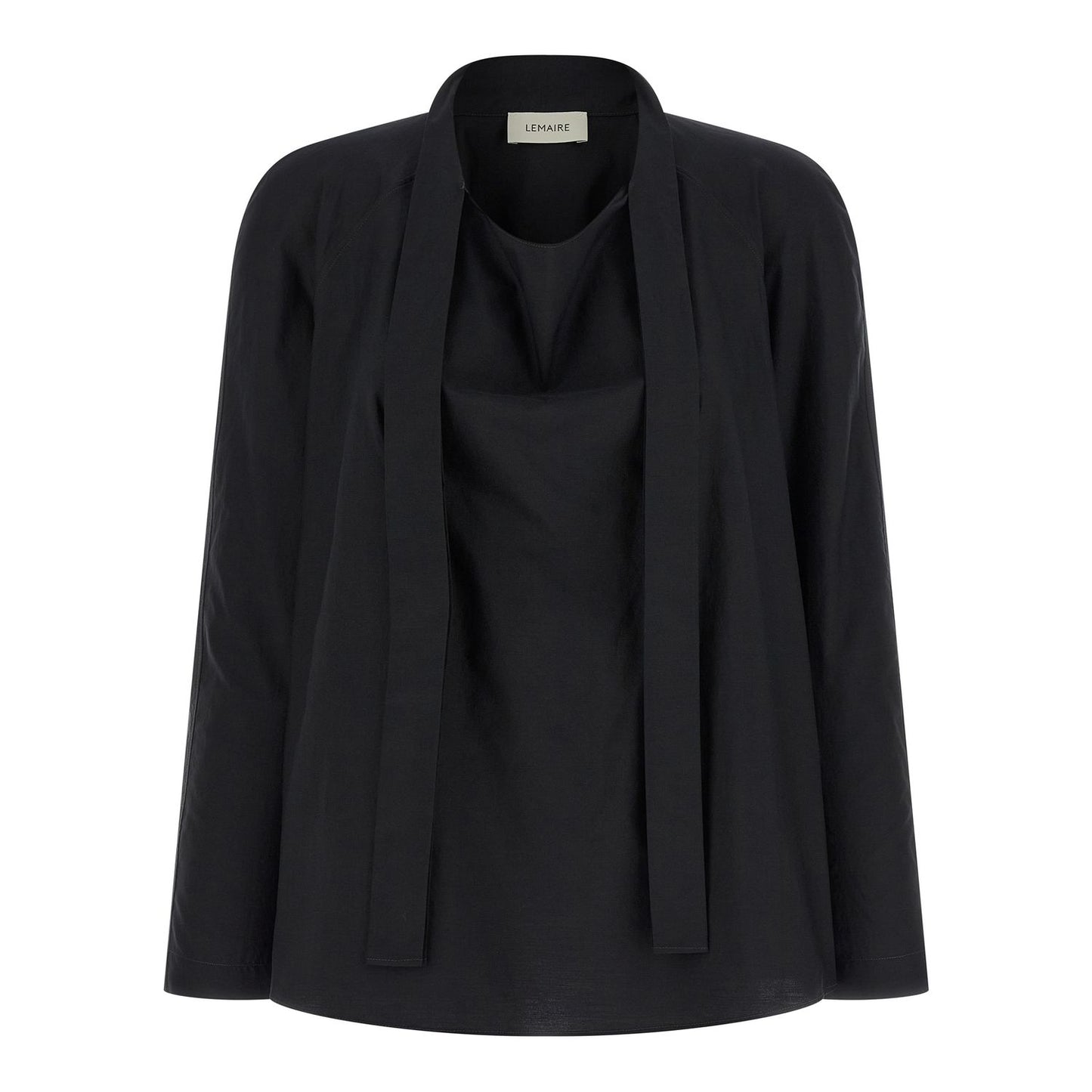 Lemaire Black Cotton Blouse