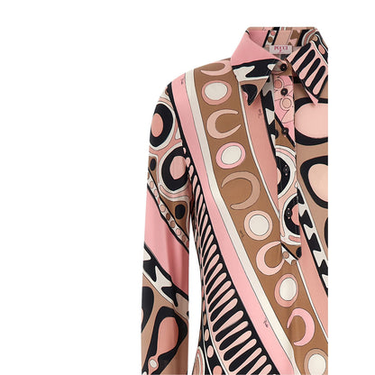 Emilio Pucci Multicolor Viscose Long Dress