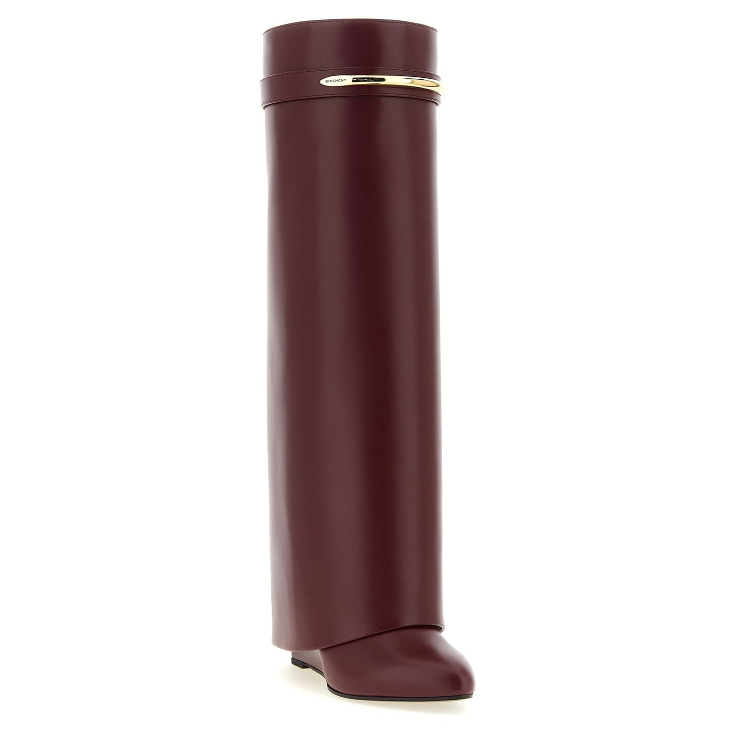 Givenchy Bordeaux Calfskin Over The Knee