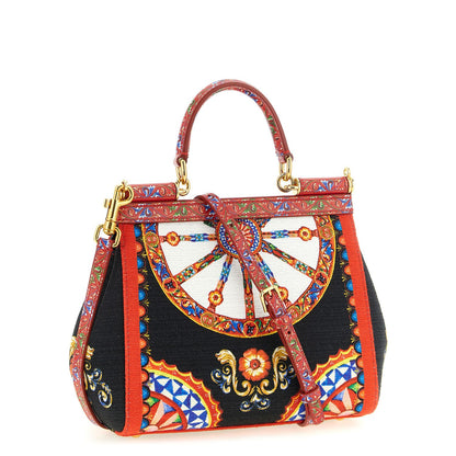 Dolce & Gabbana Multicolor Cotton Handbag