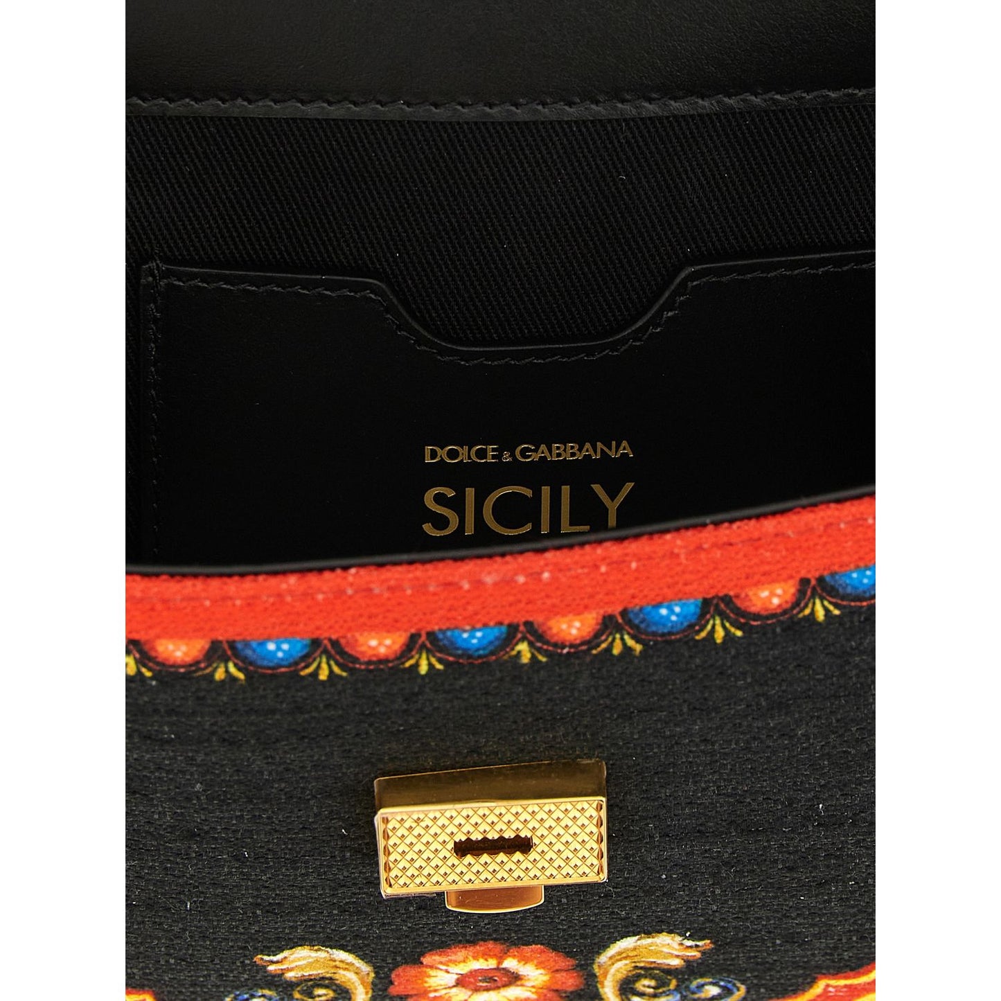 Dolce & Gabbana Multicolor Cotton Handbag
