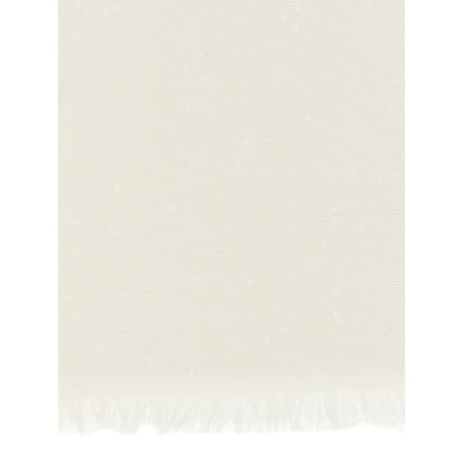 Brunello Cucinelli White Cashmere Scarf