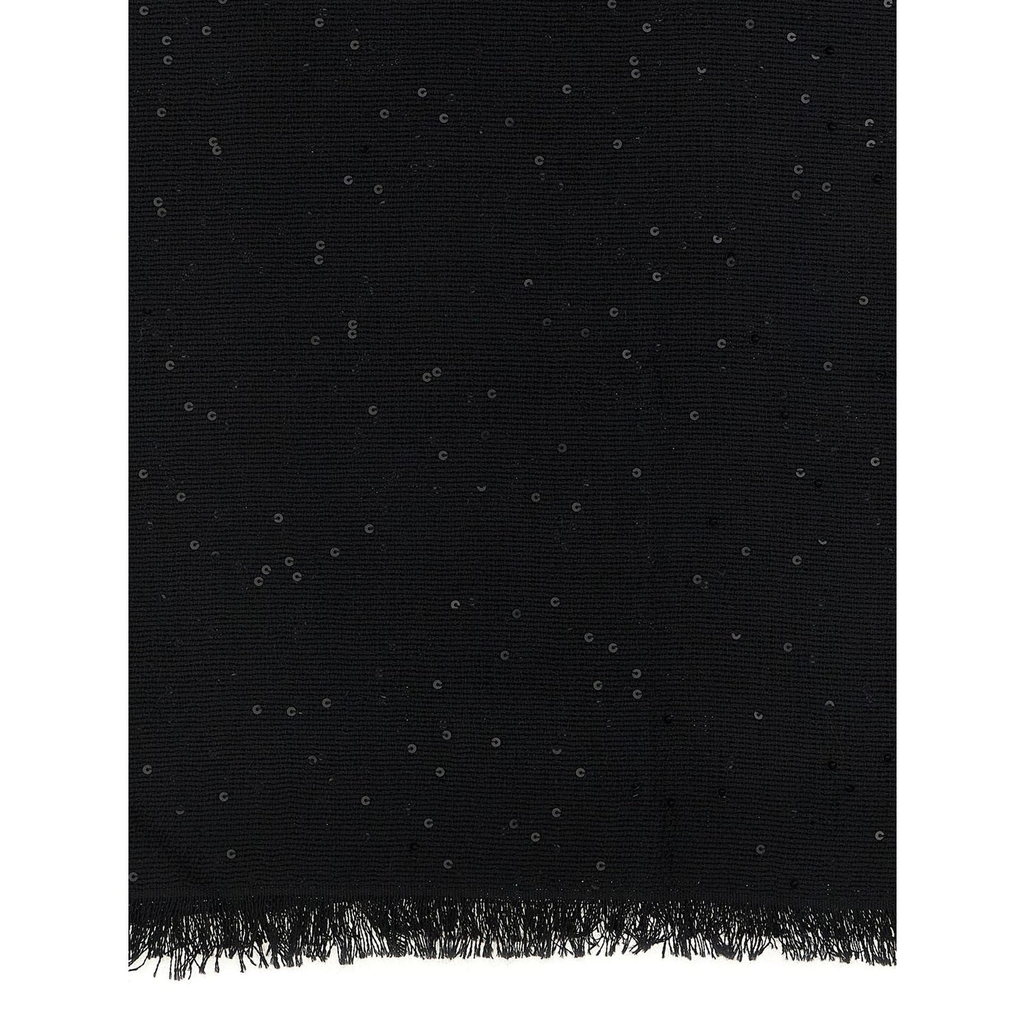 Brunello Cucinelli Black Cashmere Scarf