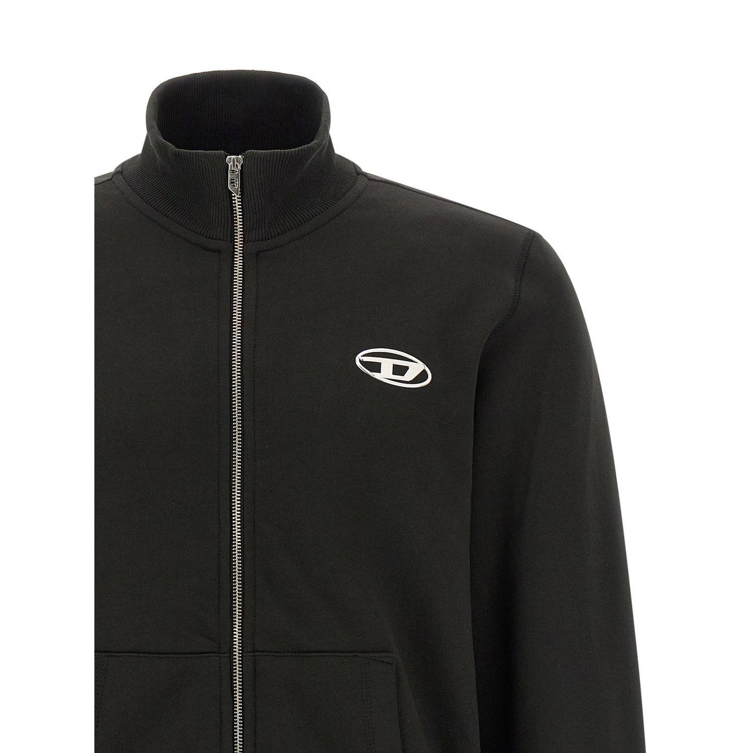 Diesel Black Cotton Sweatshirt