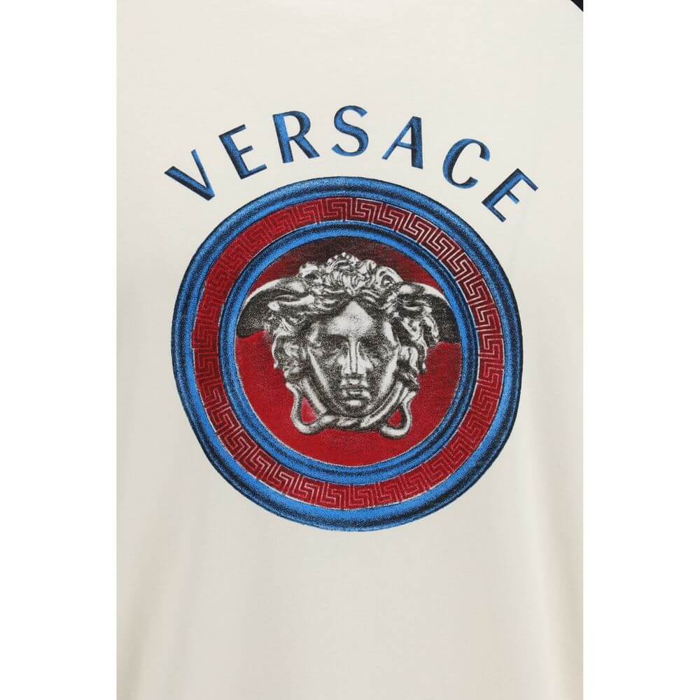 Versace White Cotton T-Shirt