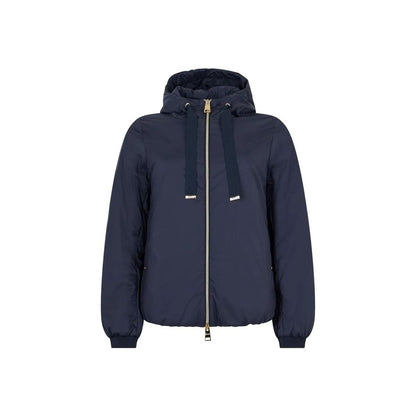 Herno Blue Polyamide Full-Length Jacket