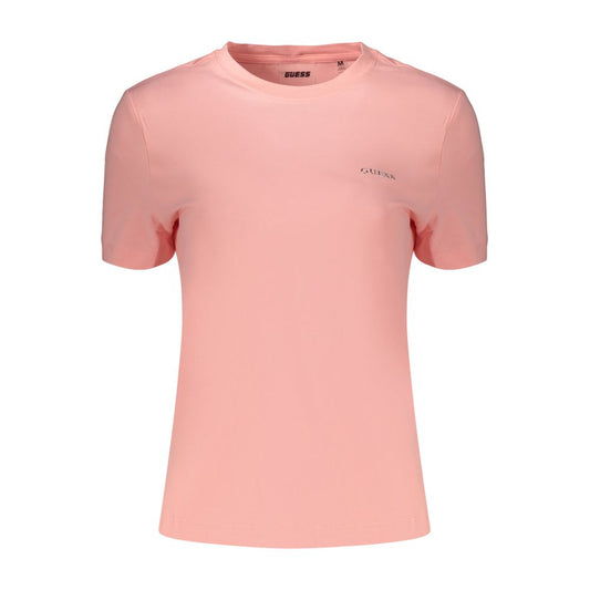 Guess Jeans Pink Cotton Women's T-Shirt