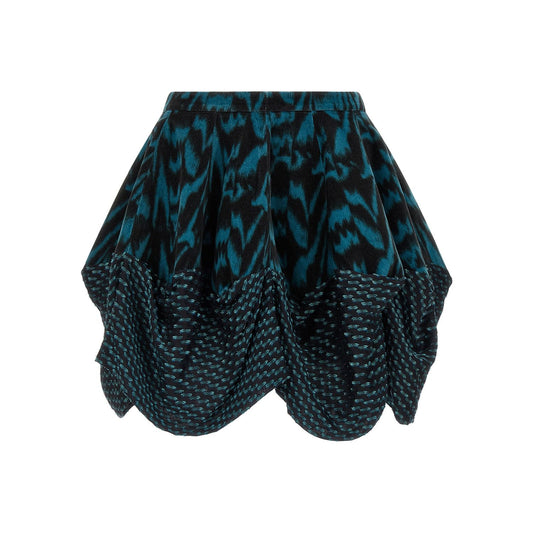 Kiko Kostadinov Multicolor Cotton Long Skirt