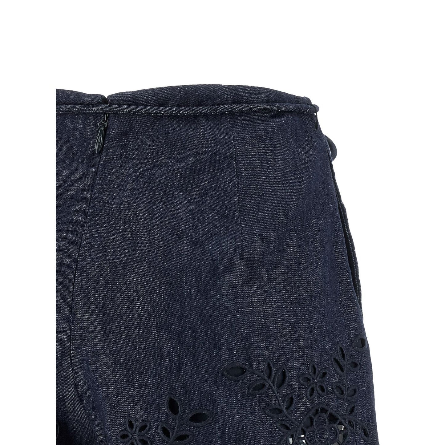 Zimmermann Blue Cotton Bermuda Shorts