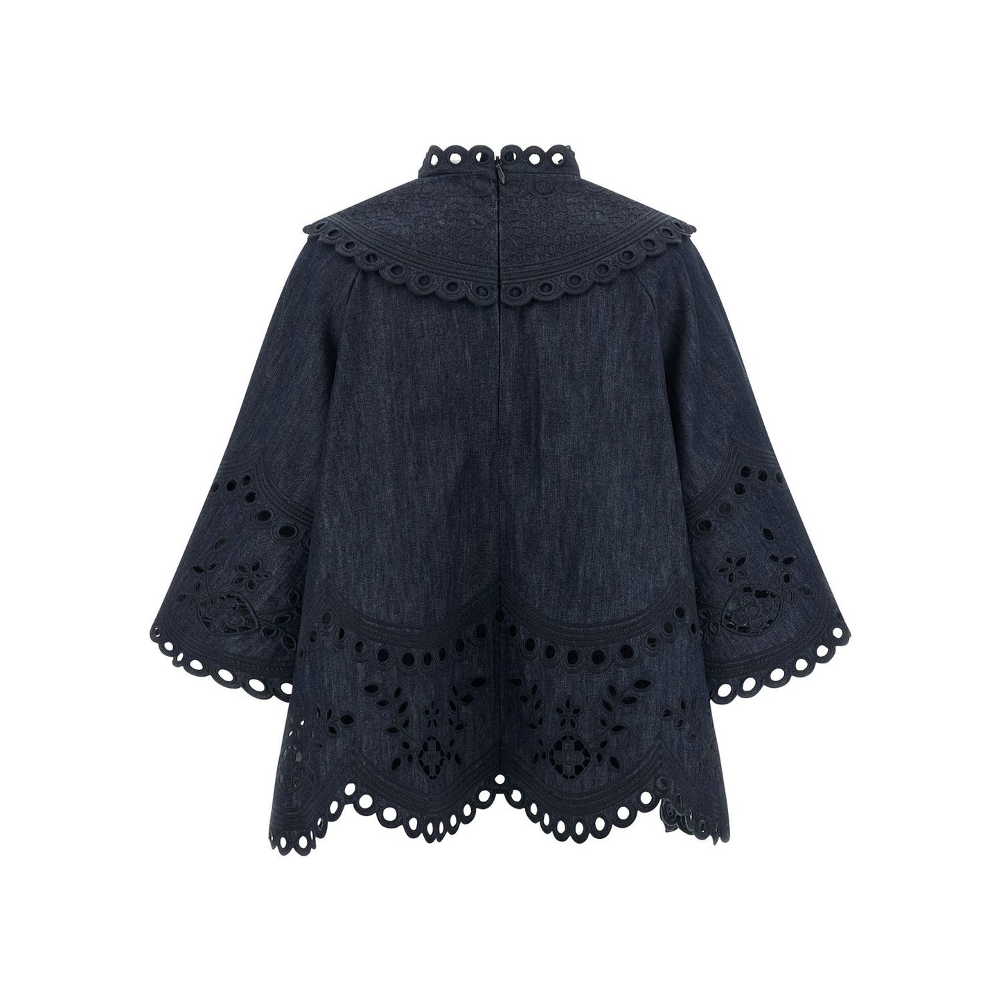 Zimmermann Blue Cotton Blouse