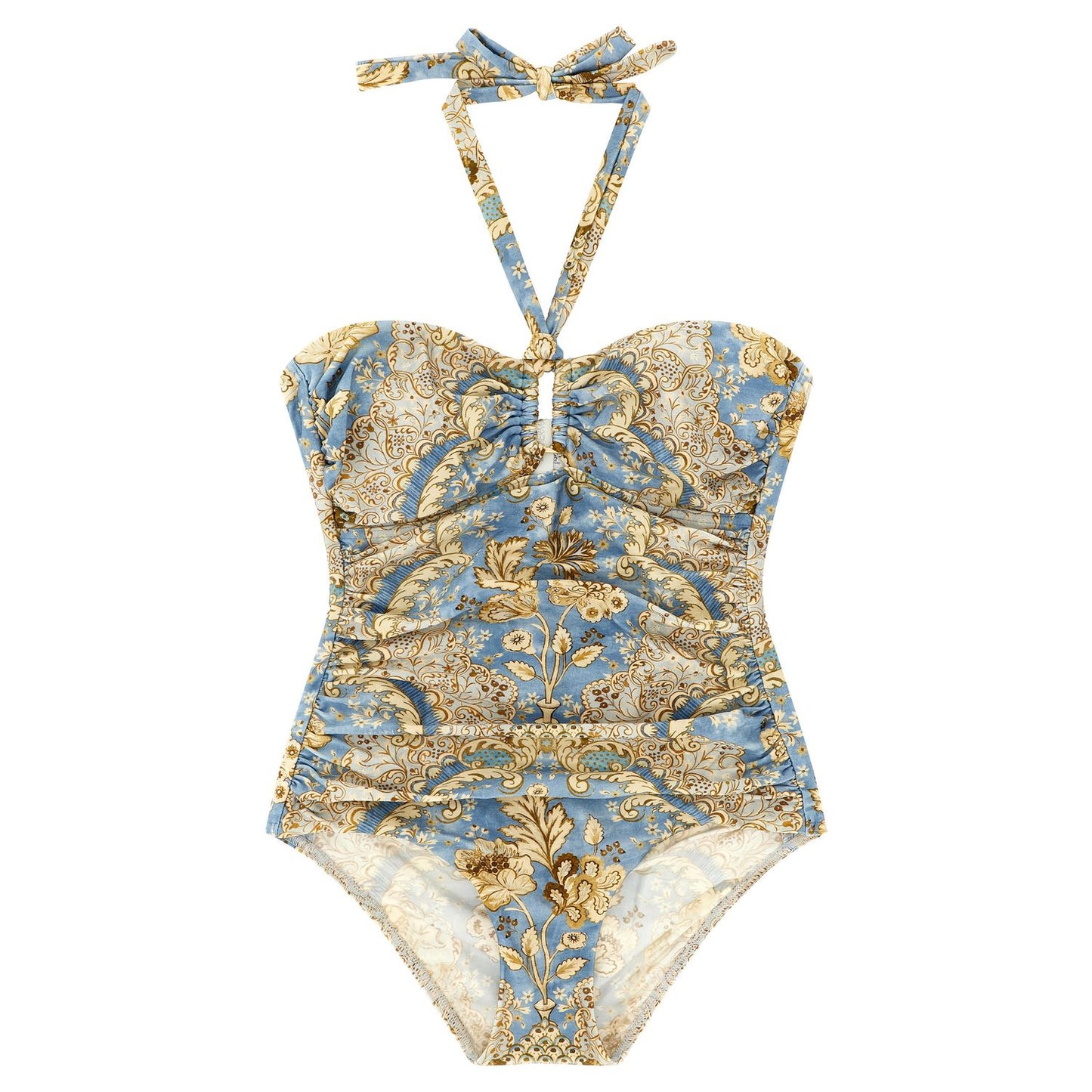 Zimmermann Blue Polyamide One-Piece Swimsuit