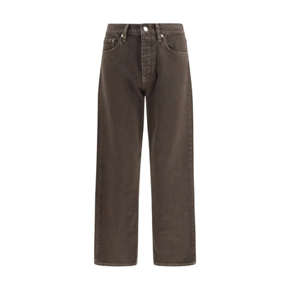 Sunflower Brown Cotton Relaxed Fit Jeans