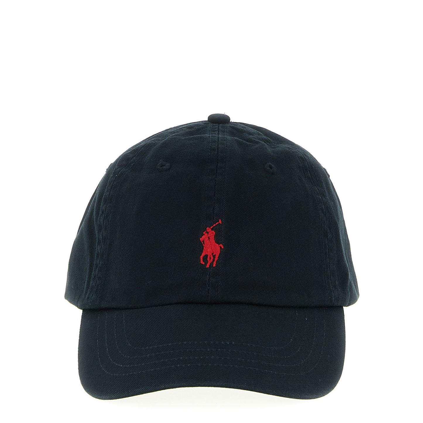Polo Ralph Lauren Black Cotton Cap (Baseball Hat)