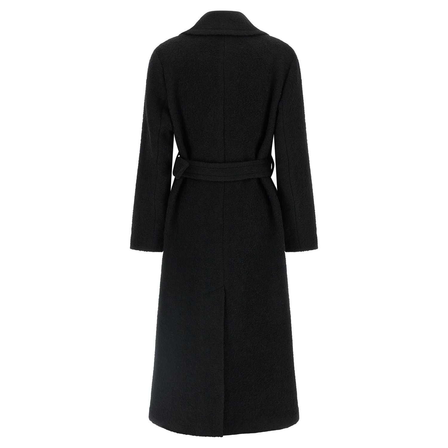 PINKO Black Polyester Coat
