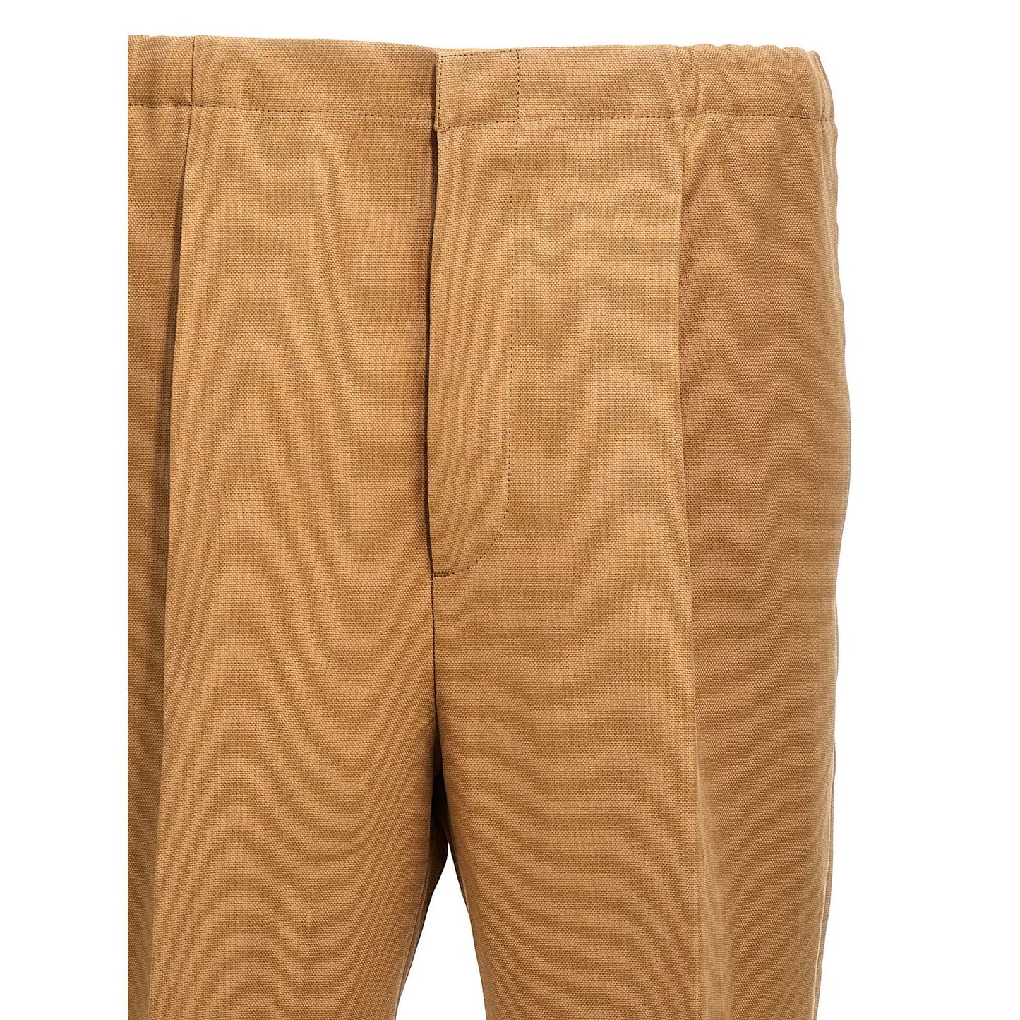 Fendi Beige Paper Casual Pants