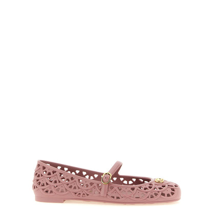 Valentino Garavani Multicolor Polyvinyl Ballet Flats