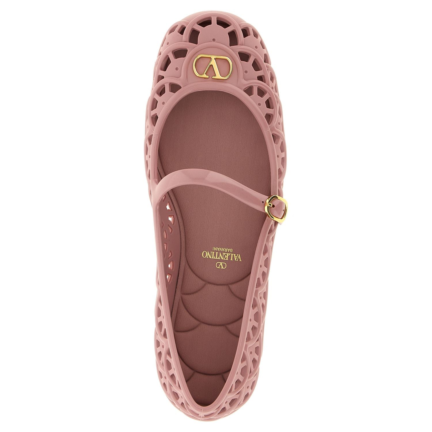Valentino Garavani Multicolor Polyvinyl Ballet Flats